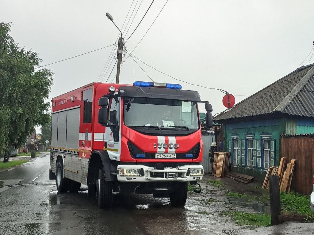 Оставленная на плите кастрюля привела к пожару в частном доме Абакана