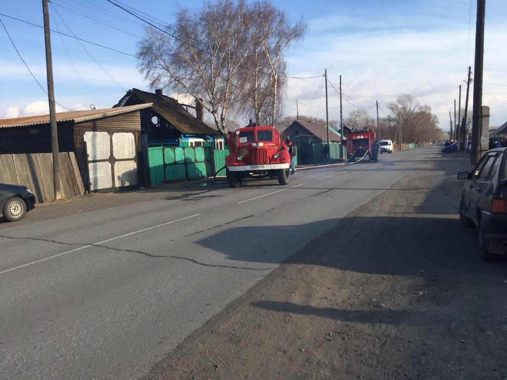 В Аскизе своевременно обнаруженный пожар обошелся без серьезных последствий