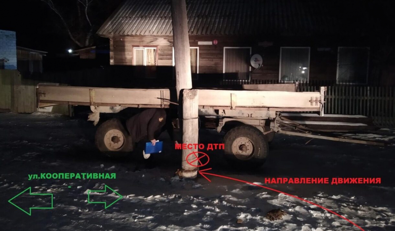 В Хакасии в селе Куйбышево несовершеннолетняя получила тяжёлые травмы - она каталась на прицепленном к автомобилю тюбинге