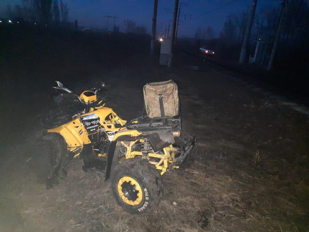 В Курагинском районе Красноярского края грузовой поезд столкнулся с квадроциклом