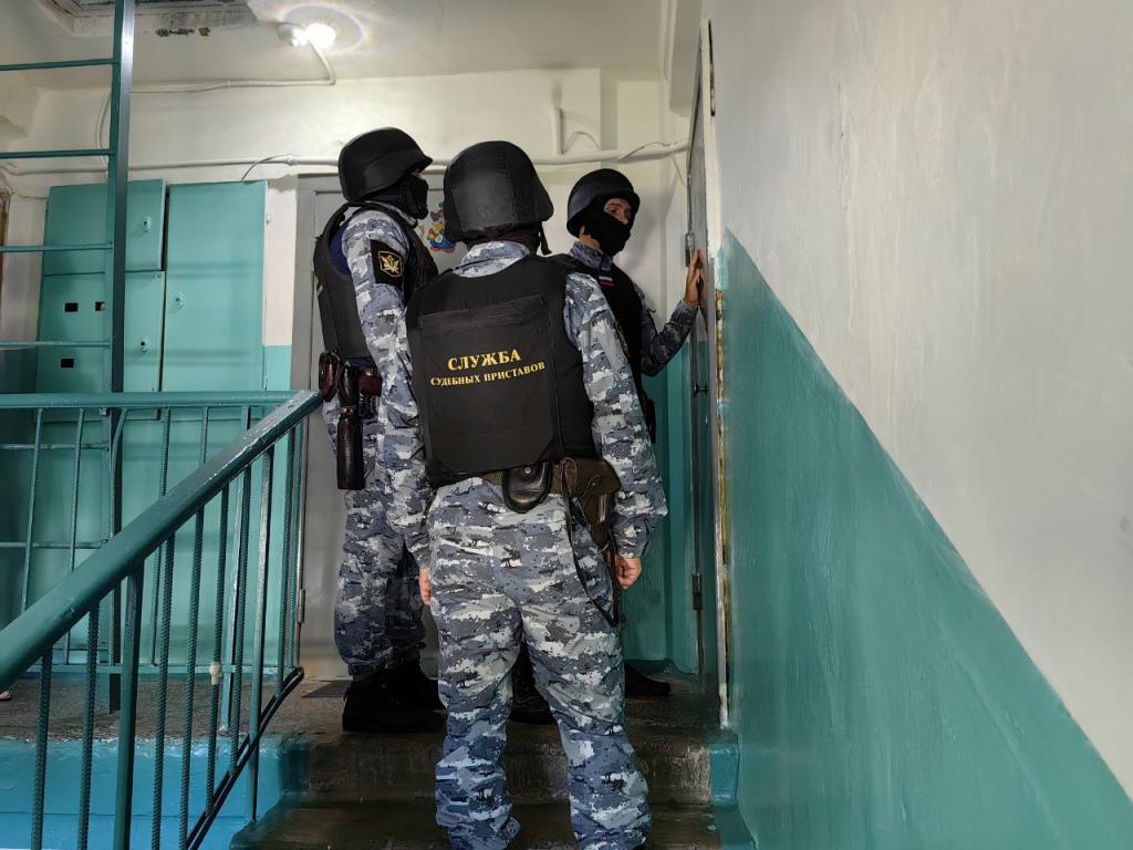 В Хакасии должница по алиментам напала на судебного пристава