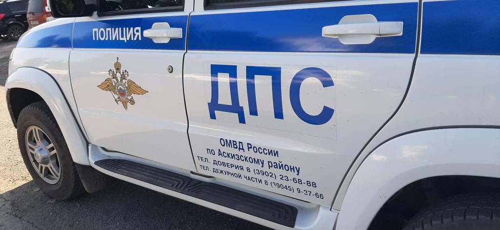 В Аскизском районе юный мотоциклист попал в аварию по своей неосторожности